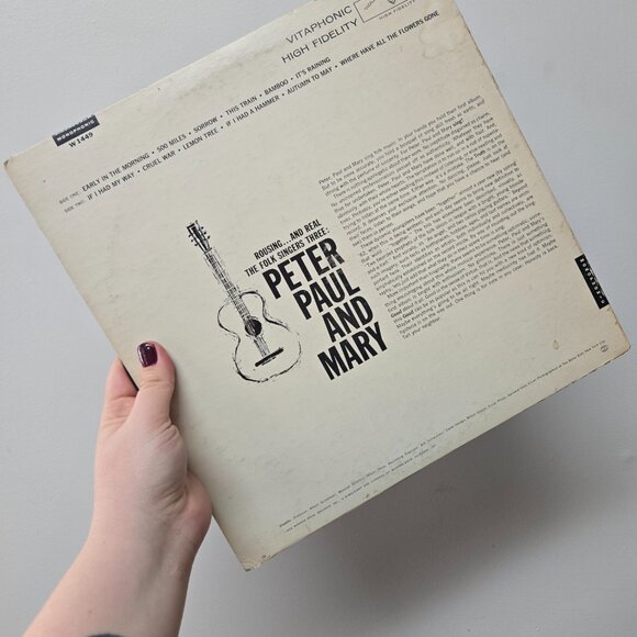 3 For 15 ππ Vintage Peter, Paul and Mary Debut Album Vinyl β GUC - Picture 2 of 3